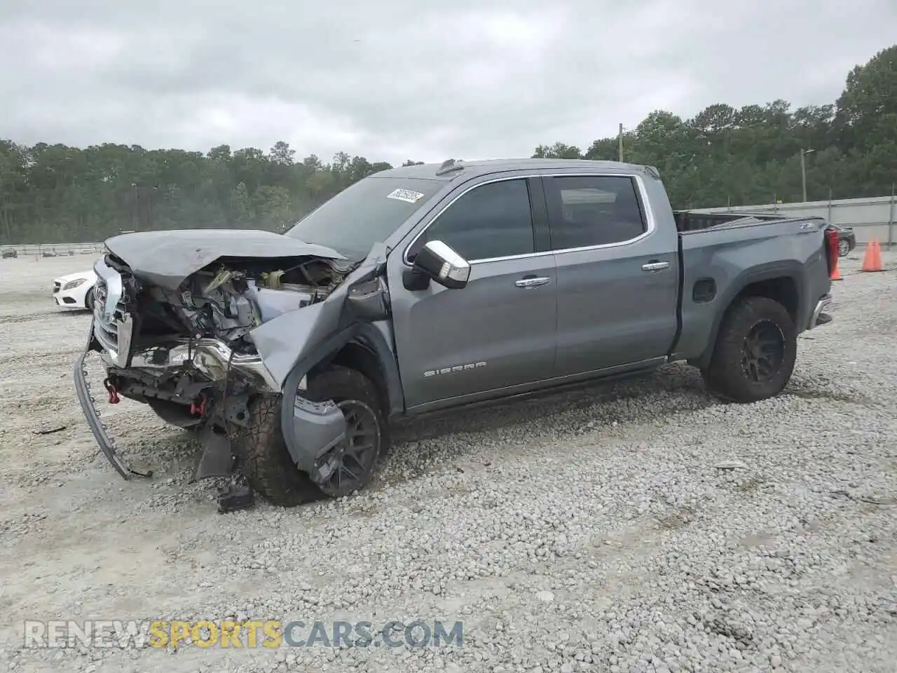 1 Photograph of a damaged car 3GTU9DED9MG435935 GMC SIERRA 2021