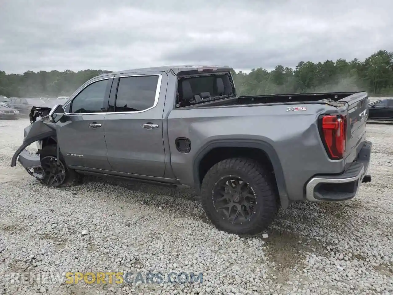 2 Photograph of a damaged car 3GTU9DED9MG435935 GMC SIERRA 2021