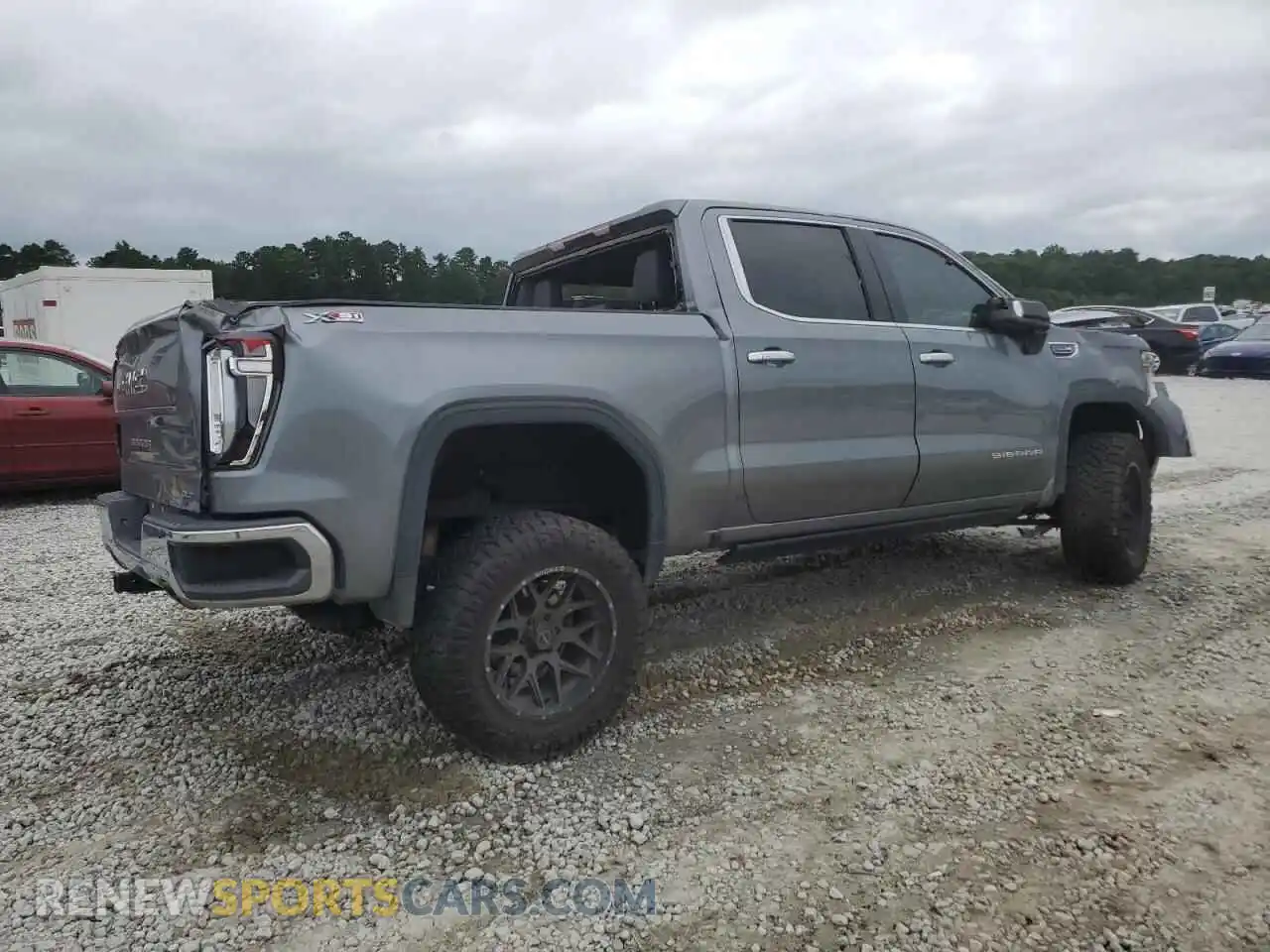 3 Photograph of a damaged car 3GTU9DED9MG435935 GMC SIERRA 2021