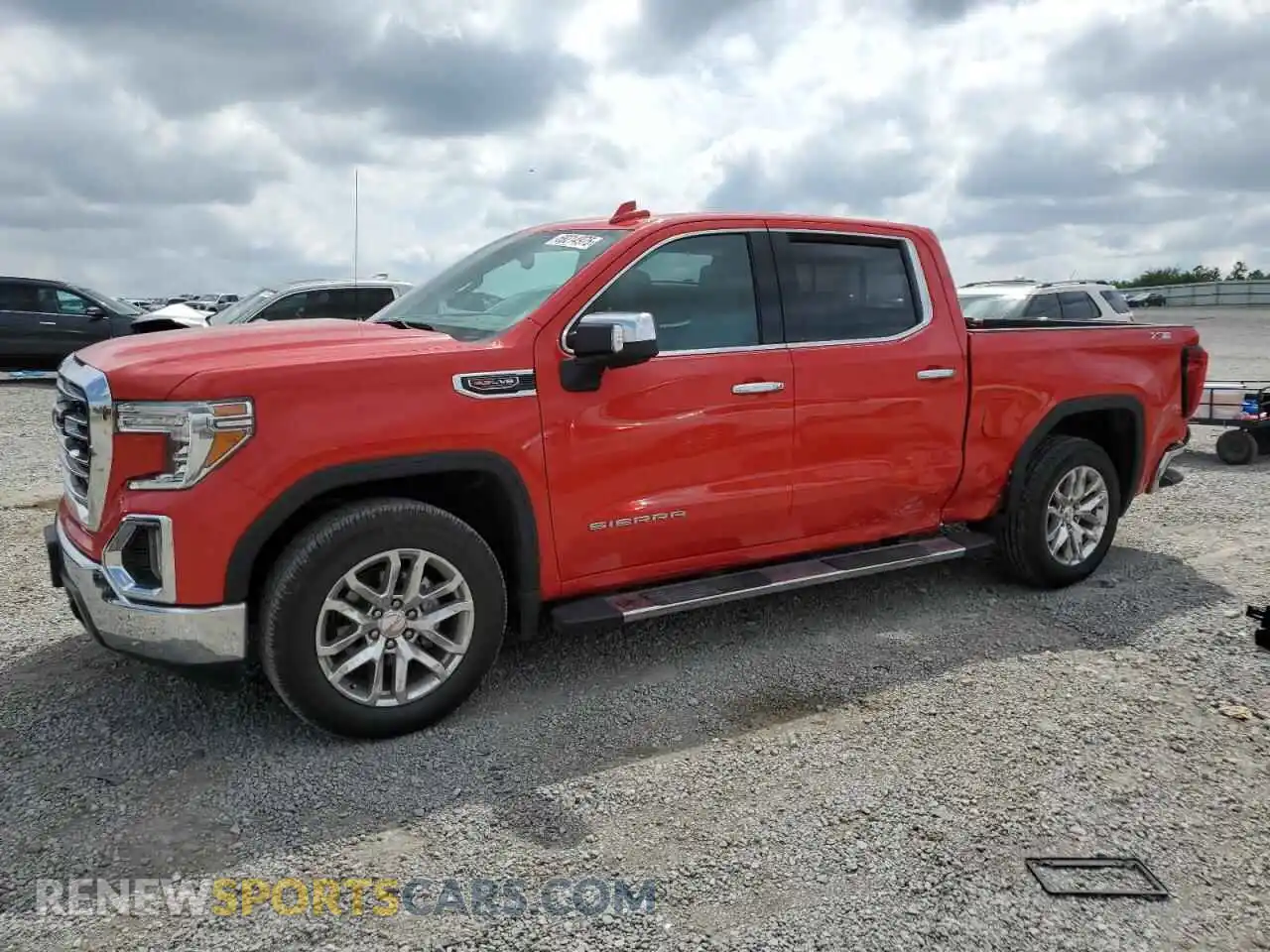 1 Photograph of a damaged car 3GTU9DEL1MG370554 GMC SIERRA 2021