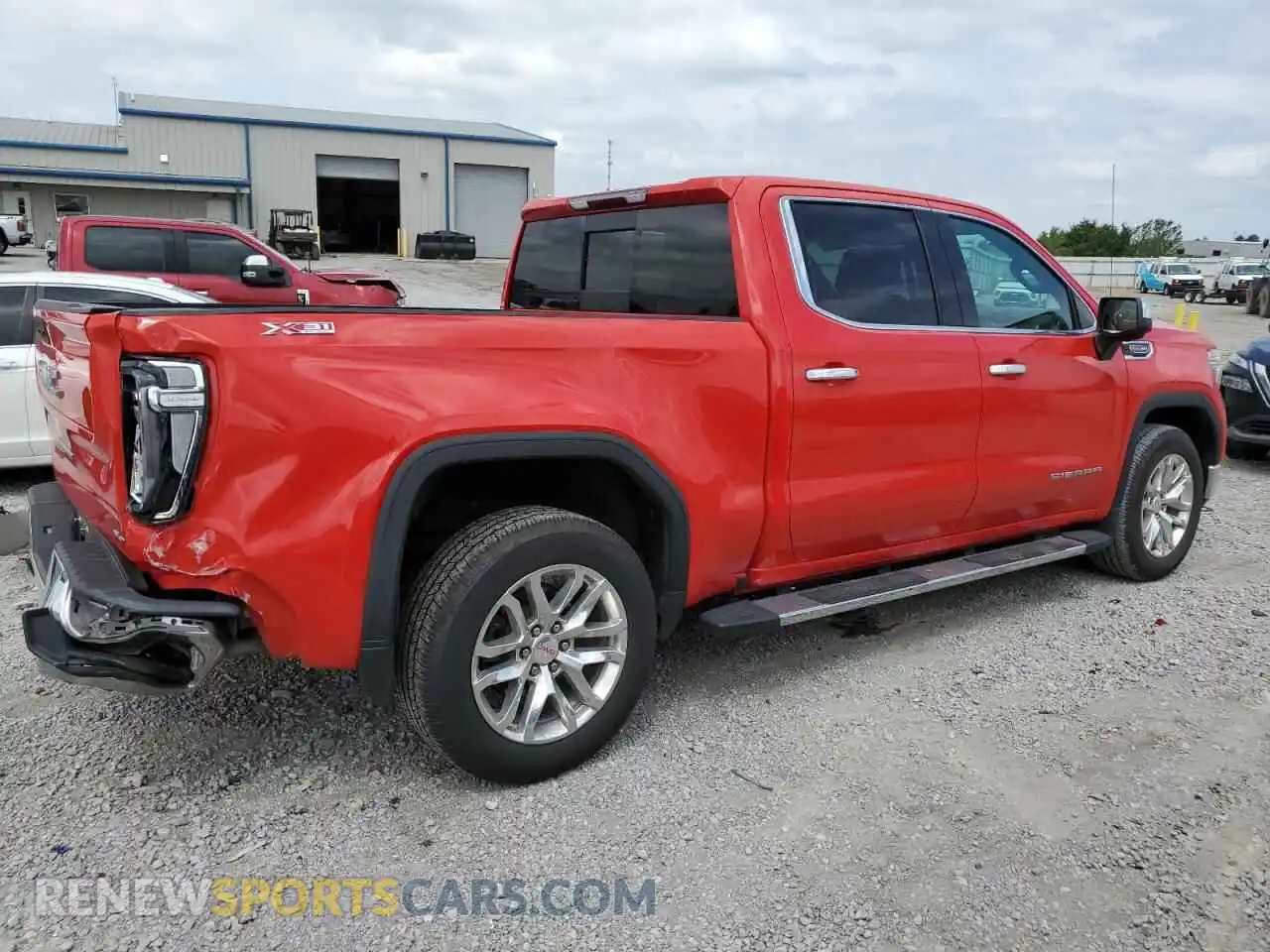 3 Photograph of a damaged car 3GTU9DEL1MG370554 GMC SIERRA 2021