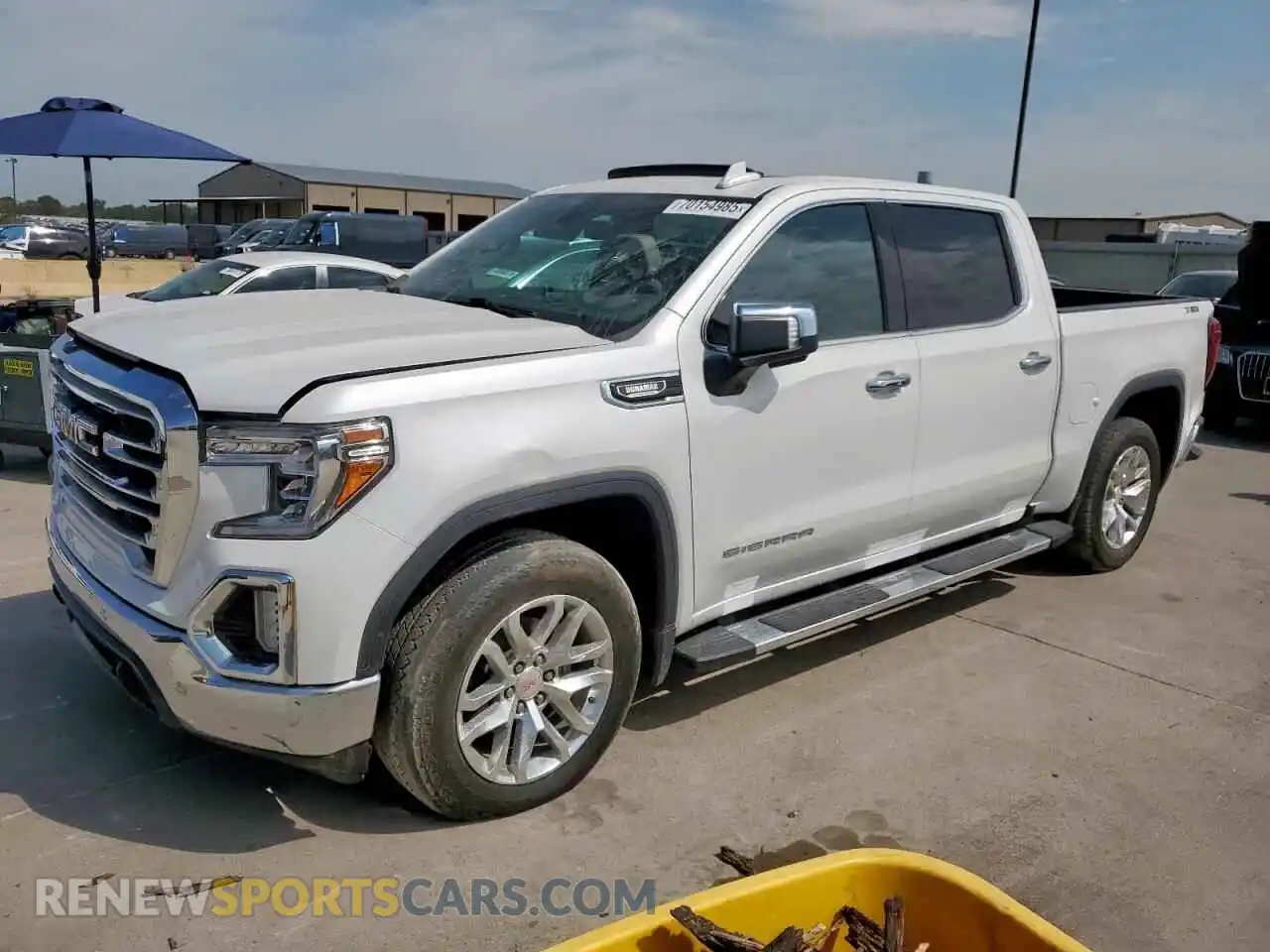 1 Photograph of a damaged car 3GTU9DET0MG322575 GMC SIERRA 2021