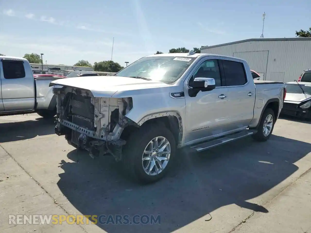 1 Photograph of a damaged car 3GTU9DET0MG341692 GMC SIERRA 2021