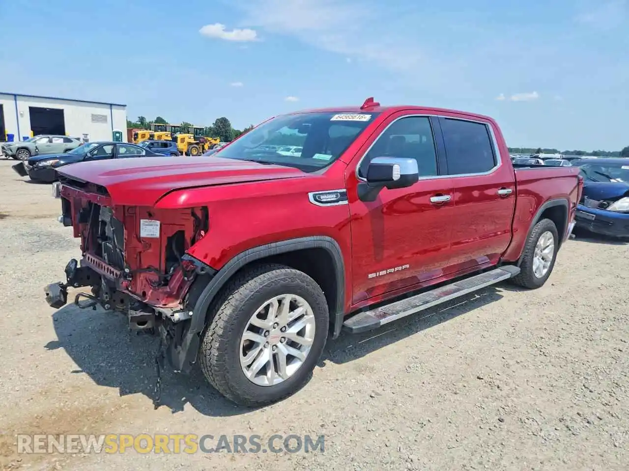 1 Photograph of a damaged car 3GTU9DET3MG337264 GMC SIERRA 2021