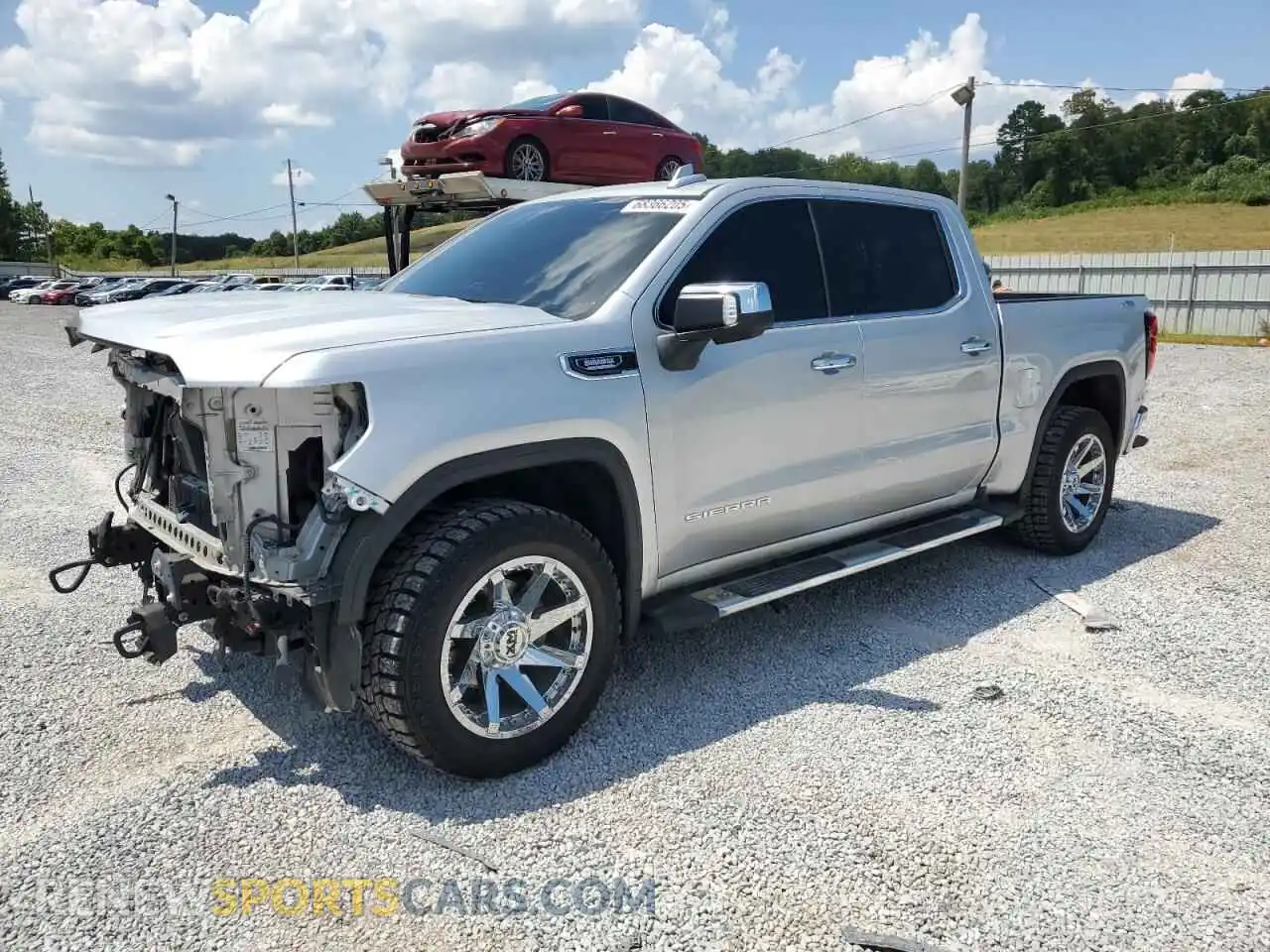 1 Photograph of a damaged car 3GTU9DET3MG371298 GMC SIERRA 2021