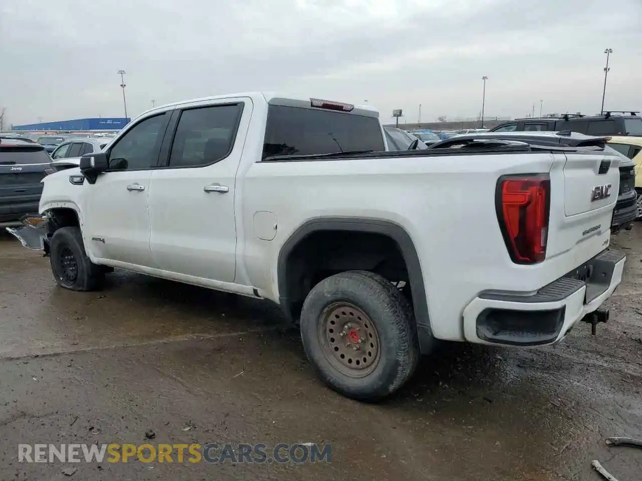 2 Photograph of a damaged car 3GTU9EET0MG445931 GMC SIERRA 2021