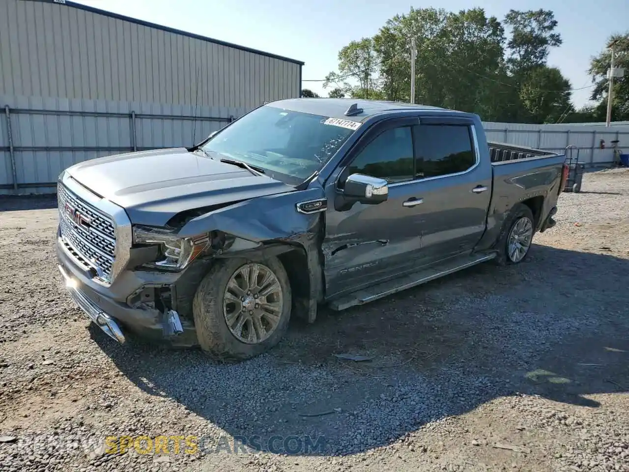 1 Photograph of a damaged car 3GTU9FED0MG153999 GMC SIERRA 2021