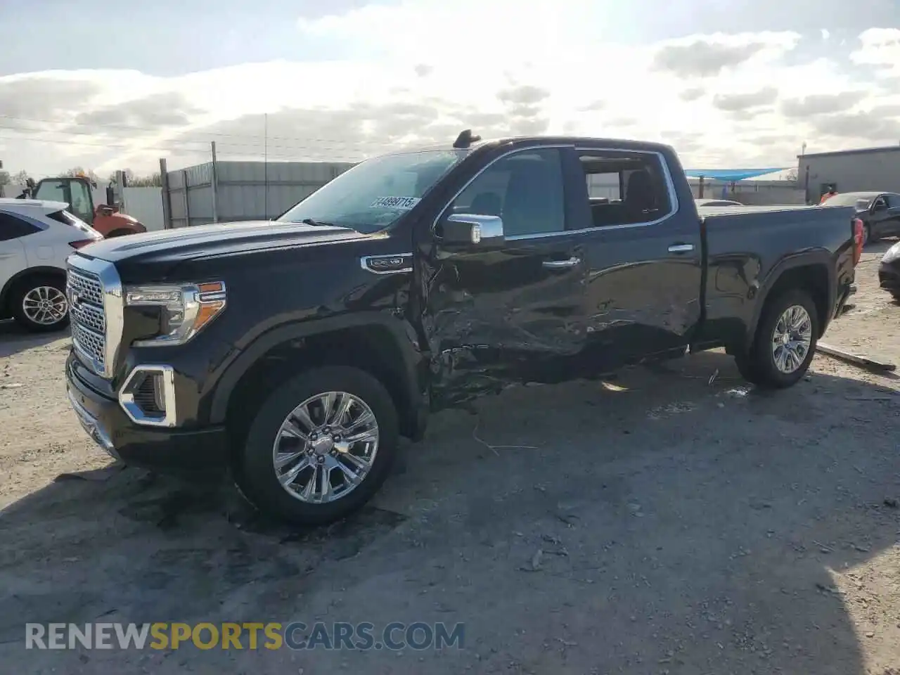 1 Photograph of a damaged car 3GTU9FEL0MG318621 GMC SIERRA 2021