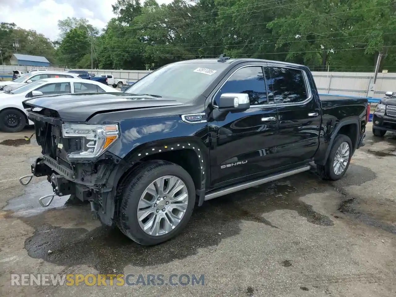 1 Photograph of a damaged car 3GTU9FEL4MG299569 GMC SIERRA 2021