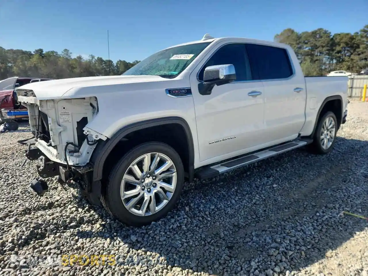 1 Photograph of a damaged car 3GTU9FEL5MG462892 GMC SIERRA 2021