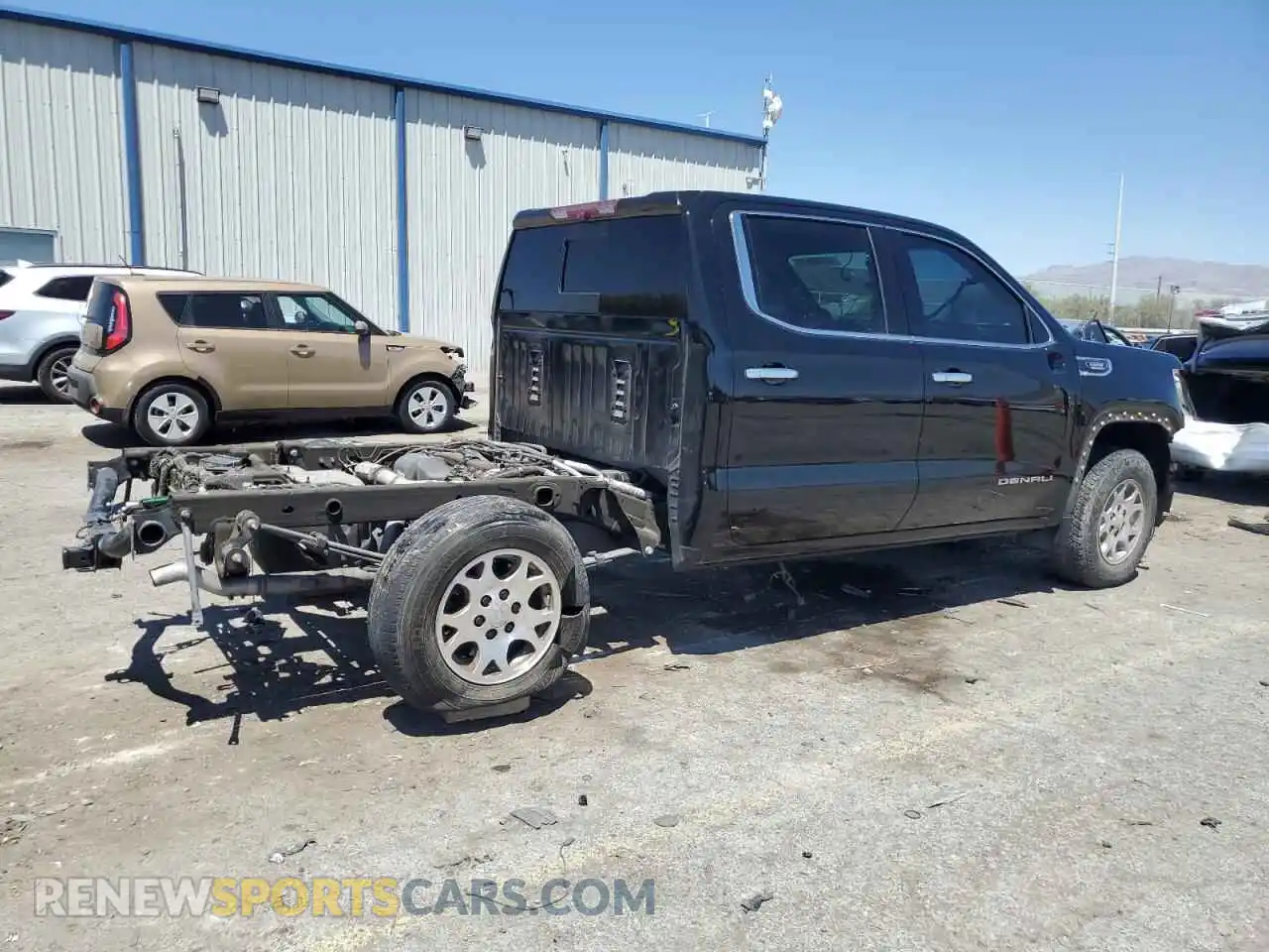 3 Photograph of a damaged car 3GTU9FET7MG226907 GMC SIERRA 2021