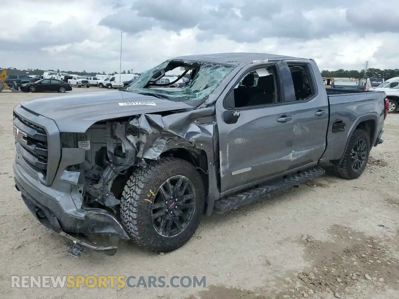 1 Photograph of a damaged car 1GTR8CEK6NZ192555 GMC SIERRA 2022