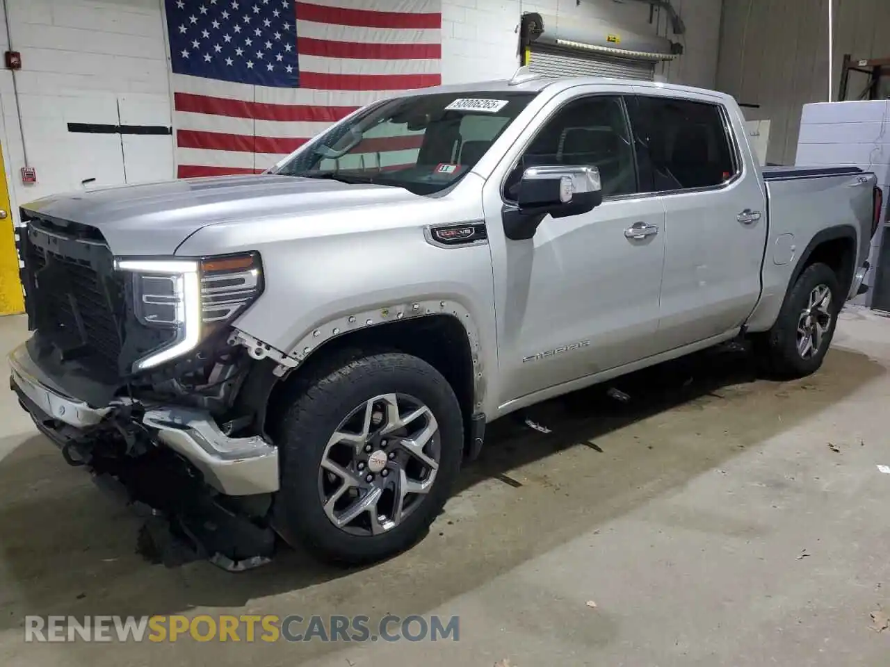 1 Photograph of a damaged car 1GTUUDEL8NZ573196 GMC SIERRA 2022