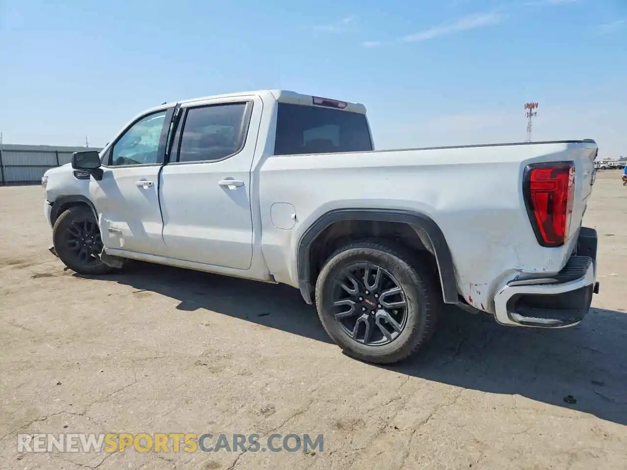 2 fotografías del automóvil dañado 3GTP8CED6NG140271 GMC SIERRA 2022
