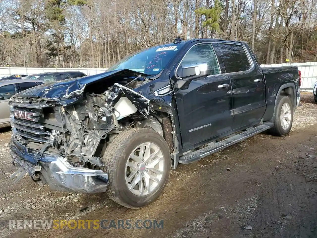 1 Photograph of a damaged car 3GTP8DED3NG210024 GMC SIERRA 2022