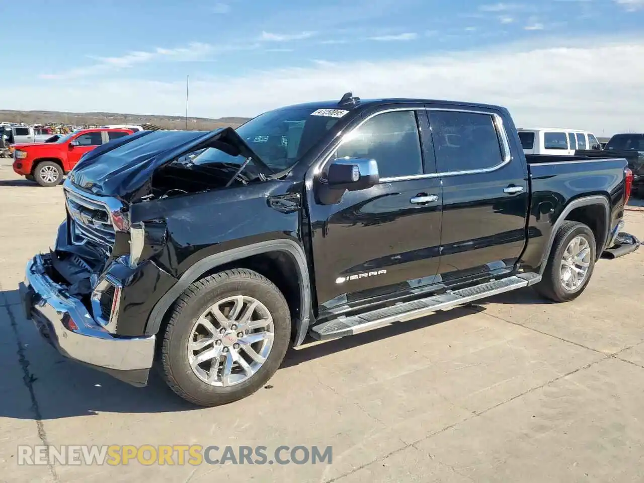 1 Photograph of a damaged car 3GTP8DED4NG212624 GMC SIERRA 2022