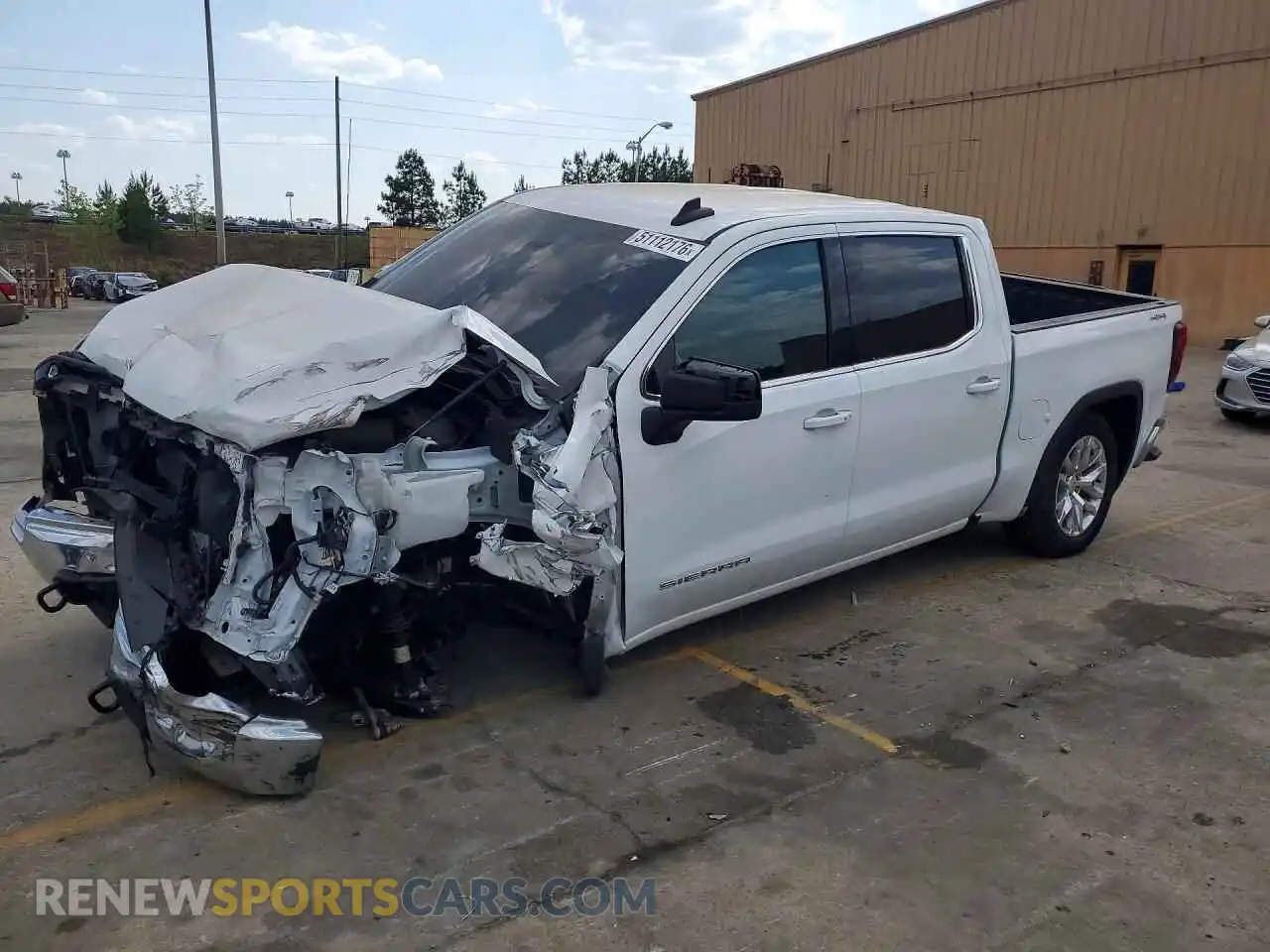 1 Фотография поврежденного автомобиля 3GTP9BEK1NG179503 GMC SIERRA 2022