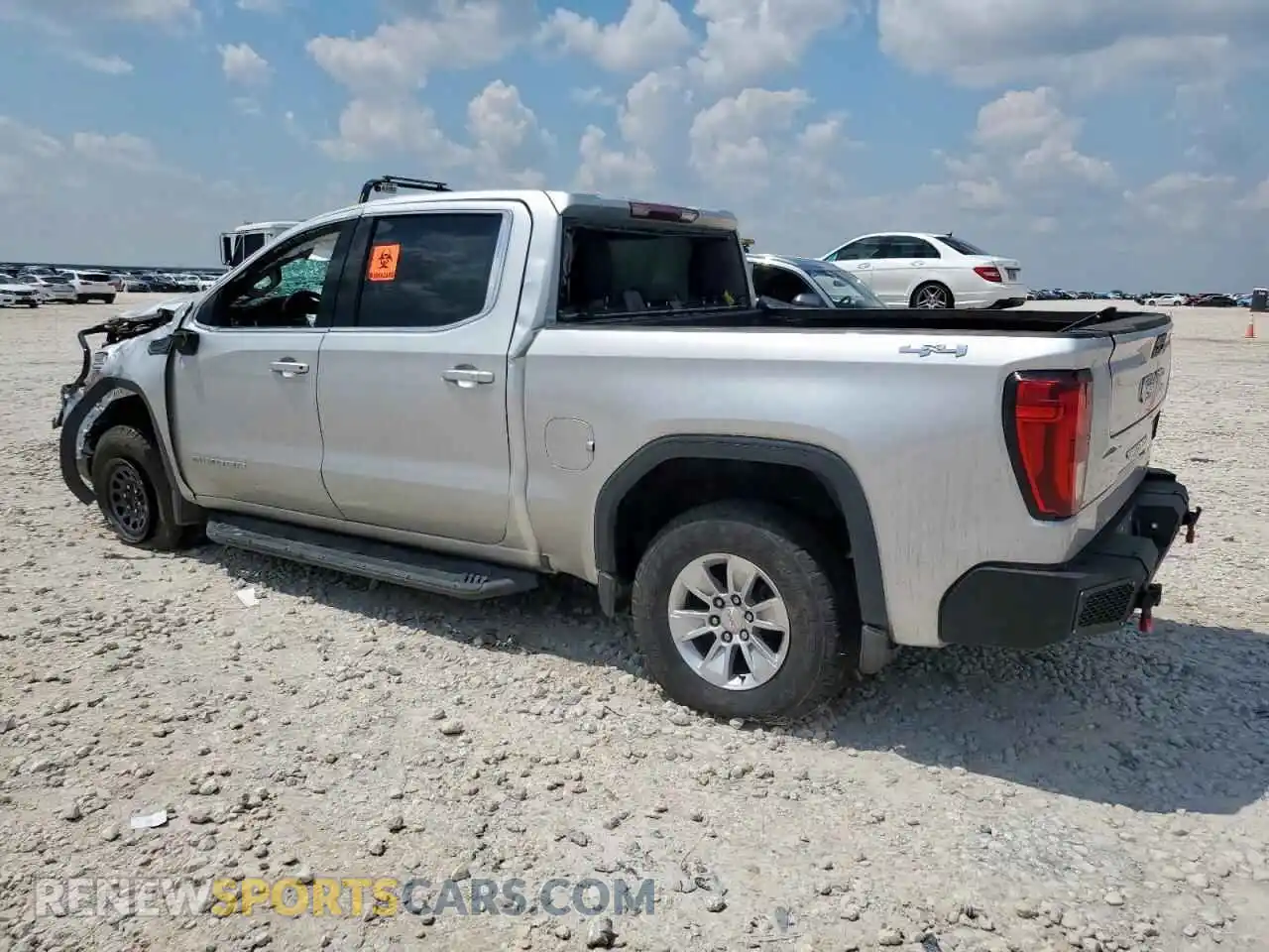 2 Photograph of a damaged car 3GTP9BEKXNG151571 GMC SIERRA 2022