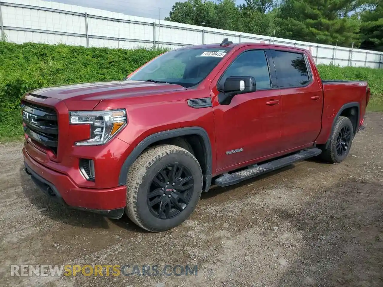 1 Photograph of a damaged car 3GTP9CEK1NG179815 GMC SIERRA 2022