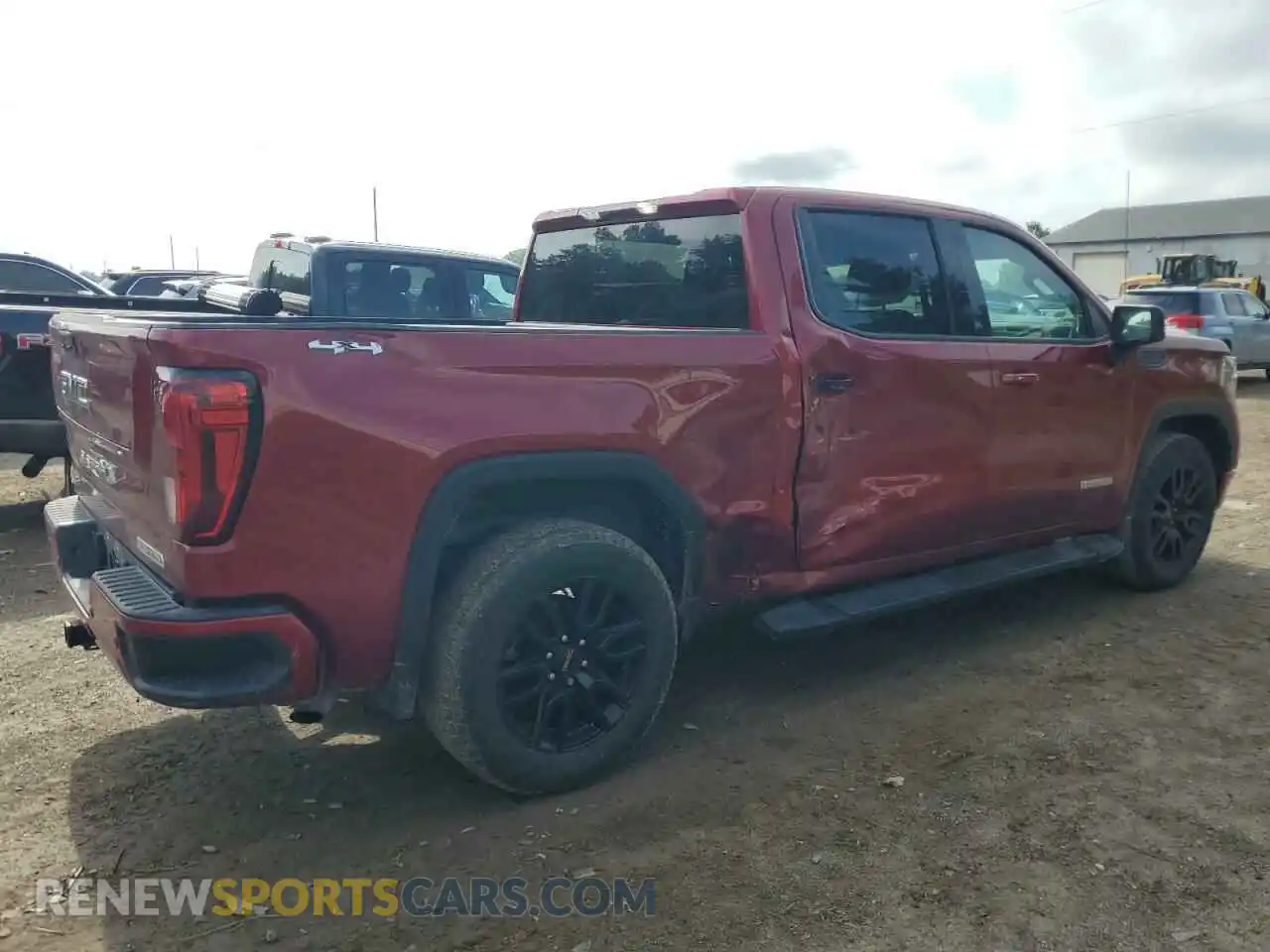 3 Photograph of a damaged car 3GTP9CEK1NG179815 GMC SIERRA 2022