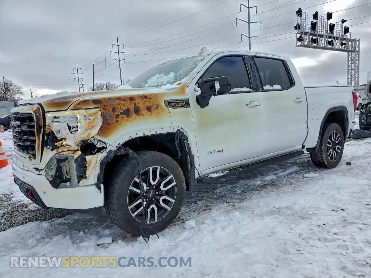 1 Photograph of a damaged car 3GTP9EEL4NG126594 GMC SIERRA 2022