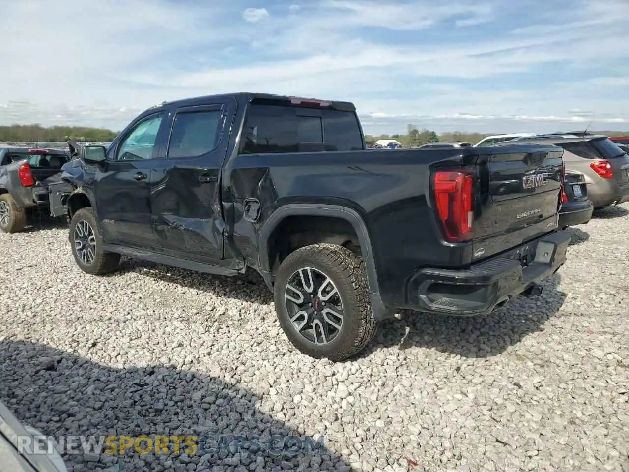 2 Photograph of a damaged car 3GTP9EELXNG175346 GMC SIERRA 2022