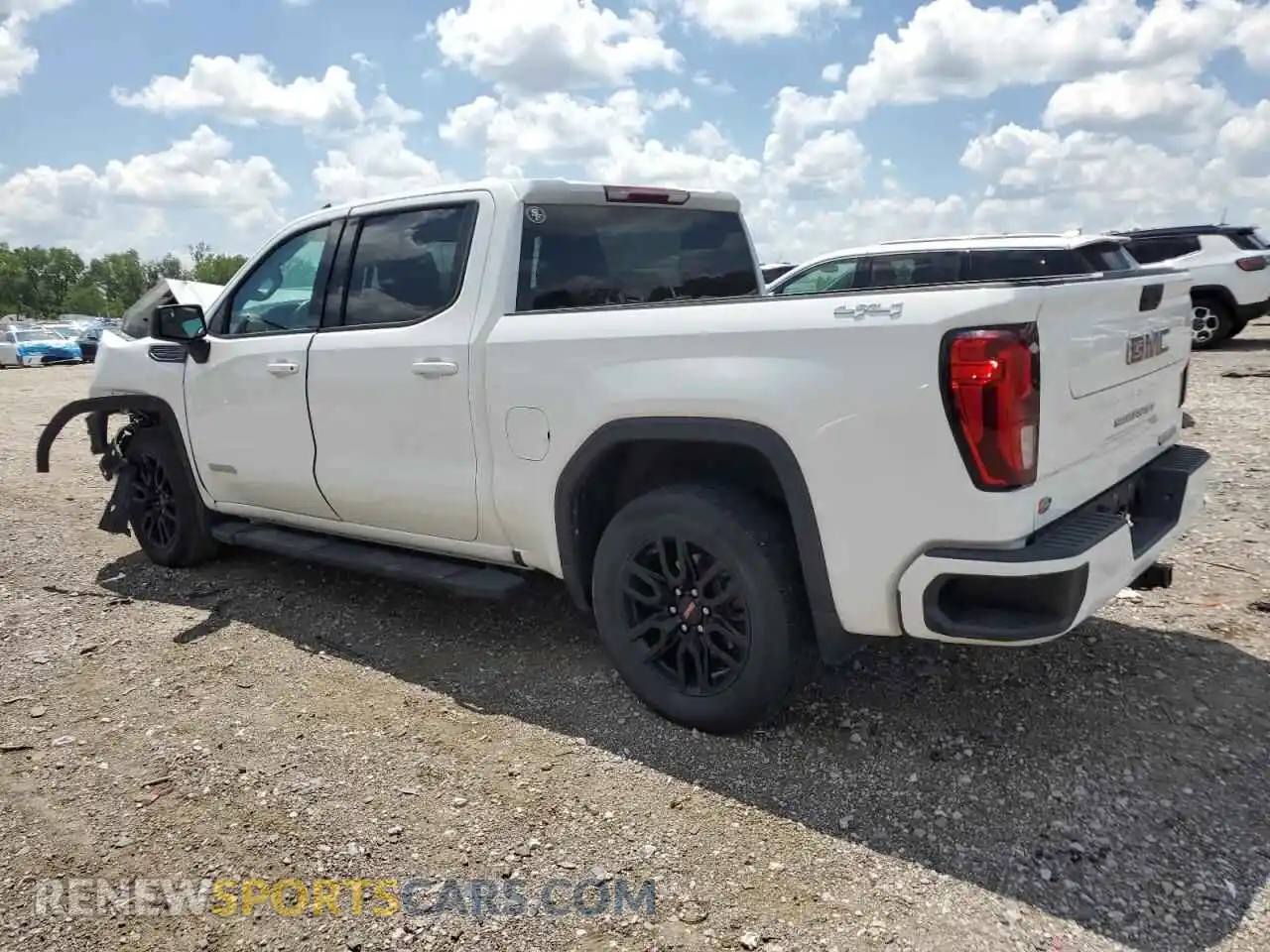2 Photograph of a damaged car 3GTP9GEK4NG122757 GMC SIERRA 2022