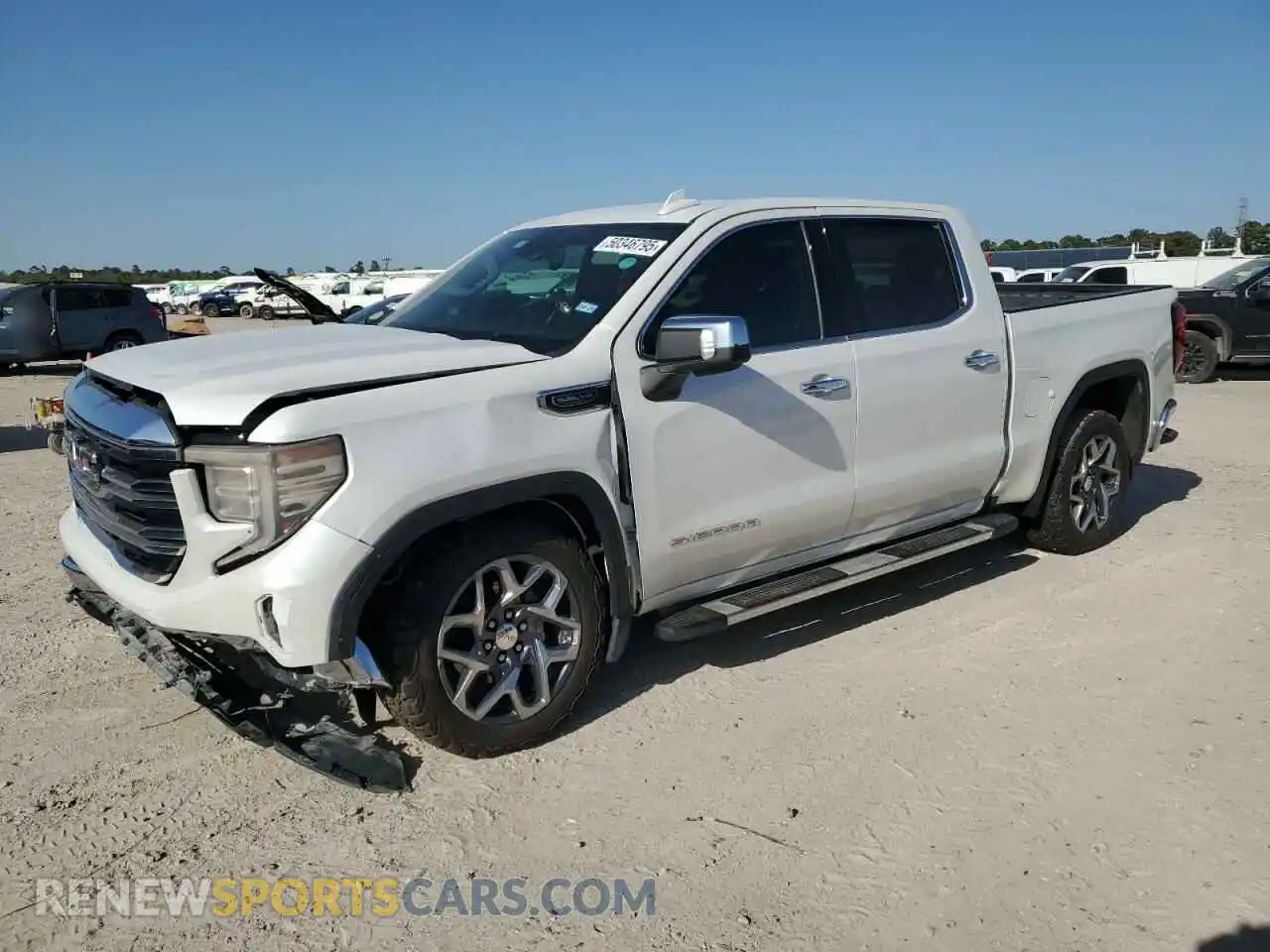 1 Photograph of a damaged car 3GTPHDED8NG653074 GMC SIERRA 2022