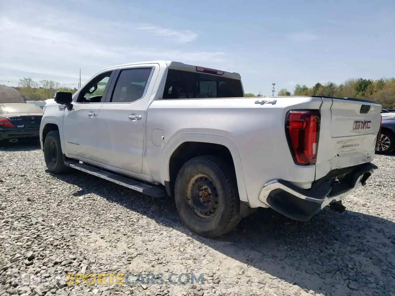 2 Photograph of a damaged car 3GTU9DED5NG124486 GMC SIERRA 2022