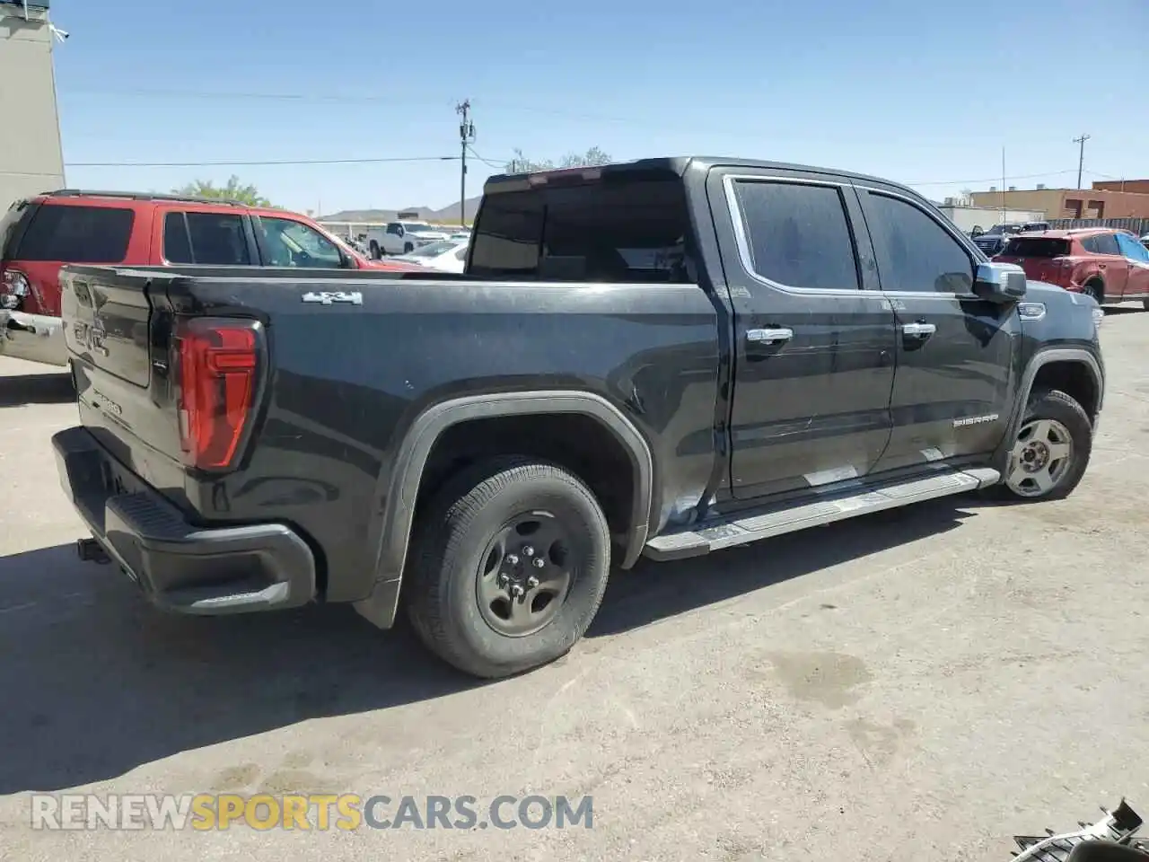 3 Photograph of a damaged car 3GTU9DED6NG145430 GMC SIERRA 2022