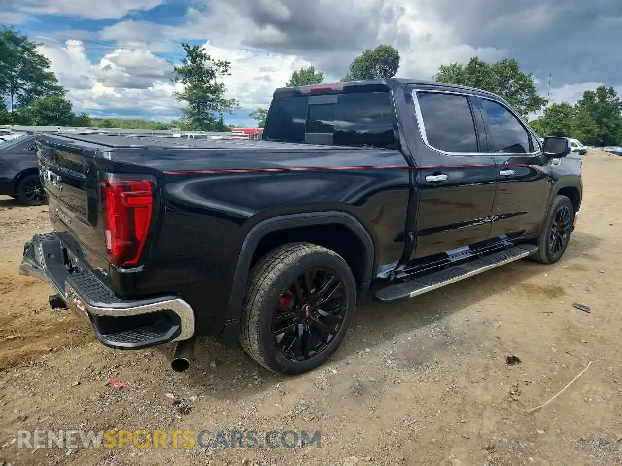 3 fotografías del automóvil dañado 3GTUUDED4NG649618 GMC SIERRA 2022