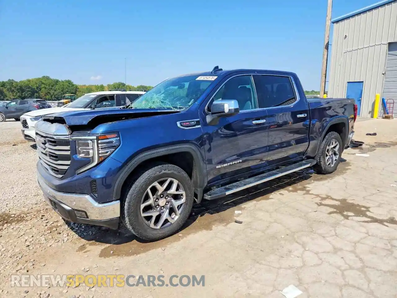 1 Photograph of a damaged car 3GTUUDEL2NG526228 GMC SIERRA 2022