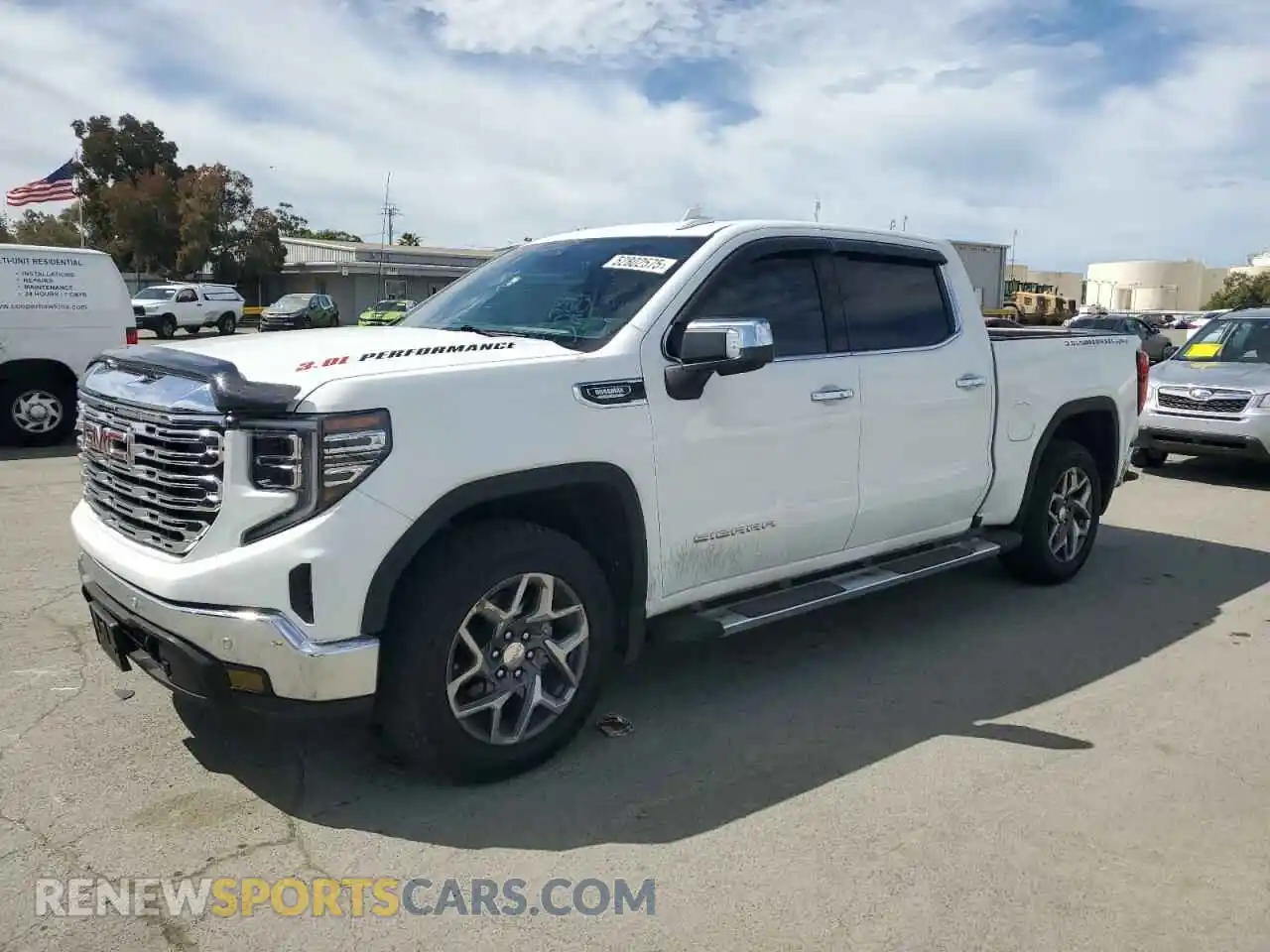 1 Photograph of a damaged car 3GTUUDET9NG645703 GMC SIERRA 2022
