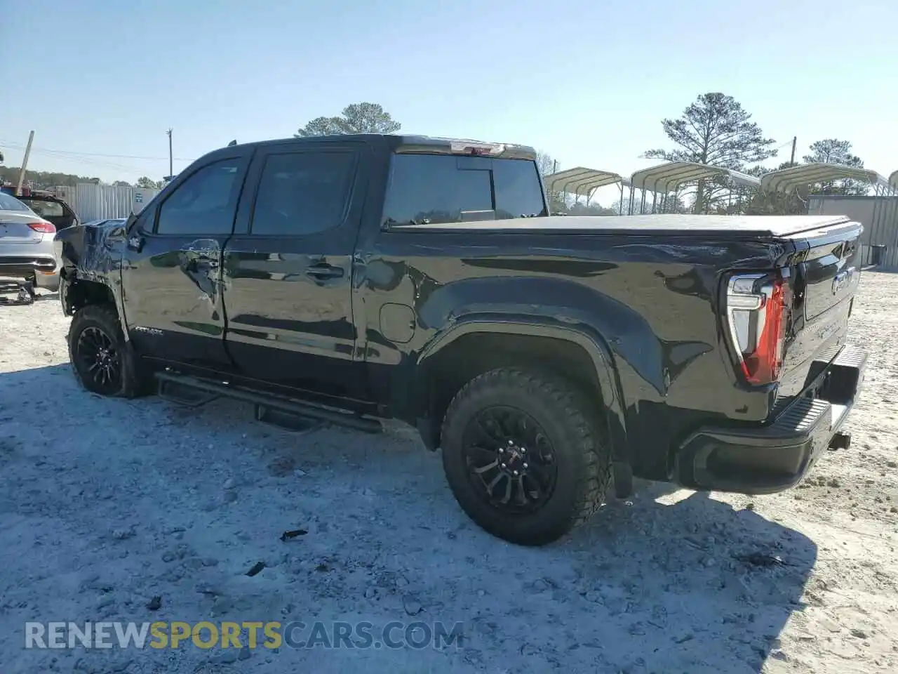 2 Photograph of a damaged car 3GTUUFEL6NG531380 GMC SIERRA 2022
