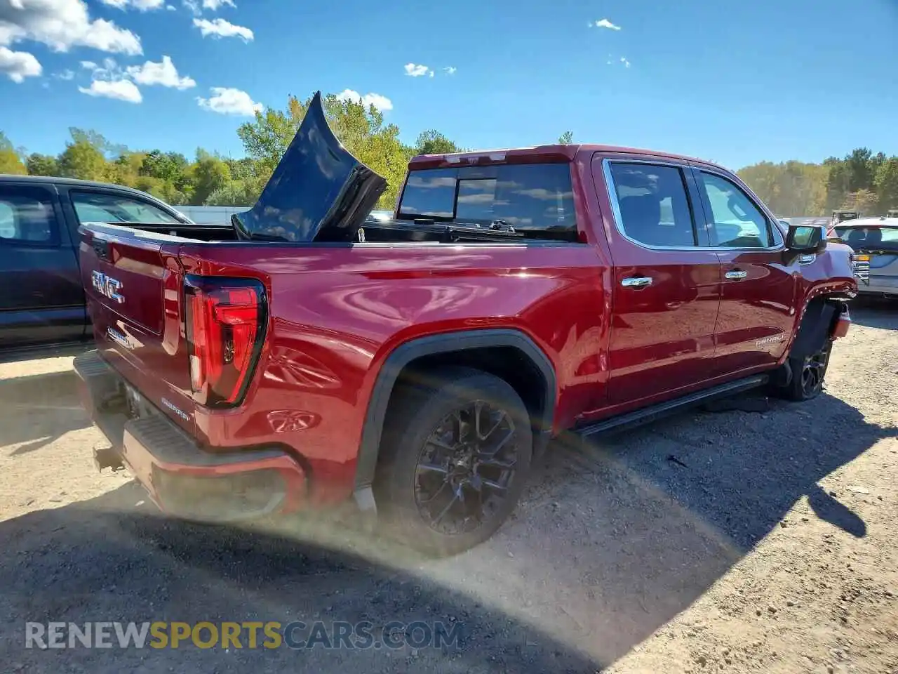 3 Photograph of a damaged car 3GTUUGET1NG511608 GMC SIERRA 2022