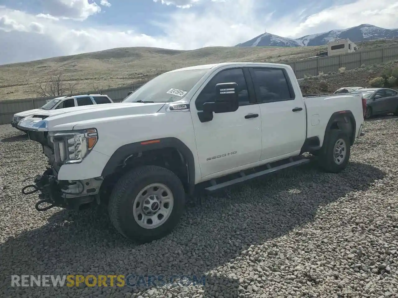 1 Photograph of a damaged car 1GT49LEYXPF197502 GMC SIERRA 2023