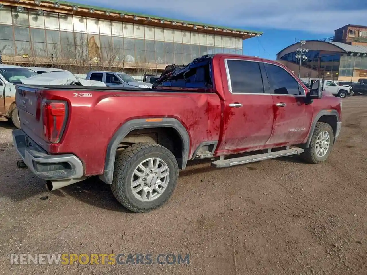 3 Photograph of a damaged car 1GT49NEY2PF123177 GMC SIERRA 2023