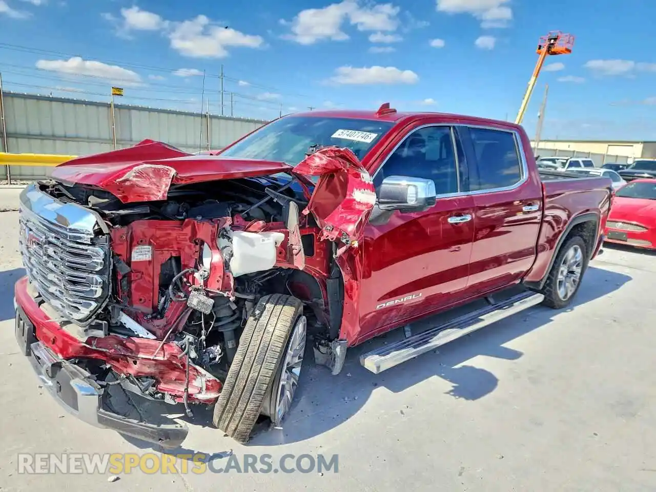 1 Photograph of a damaged car 1GTPHGE84PZ333600 GMC SIERRA 2023