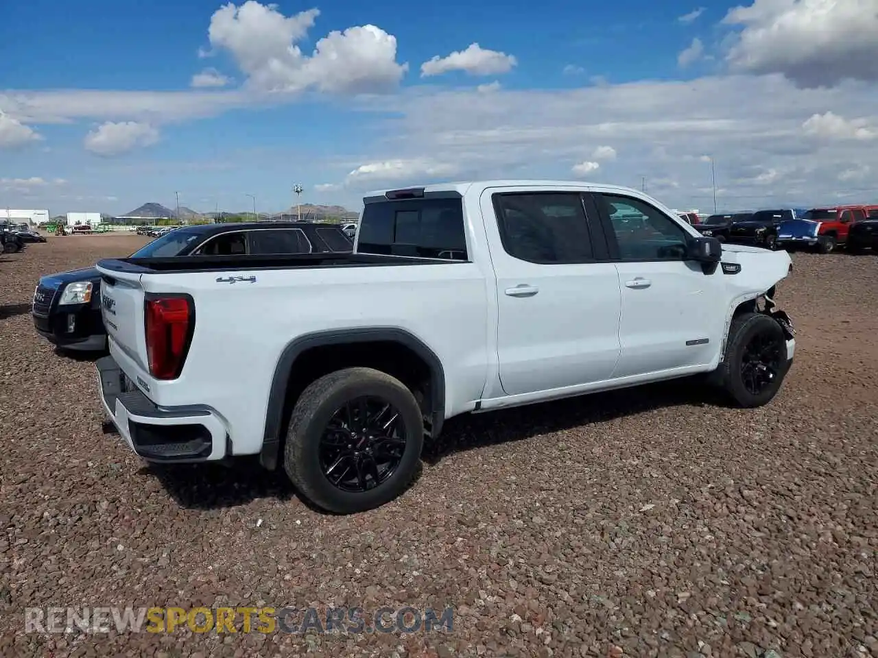 3 fotografías del automóvil dañado 1GTUUCE82PZ134567 GMC SIERRA 2023