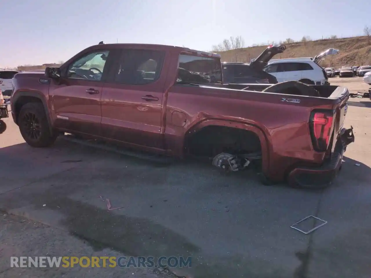 2 Photograph of a damaged car 1GTUUCED5PZ231176 GMC SIERRA 2023