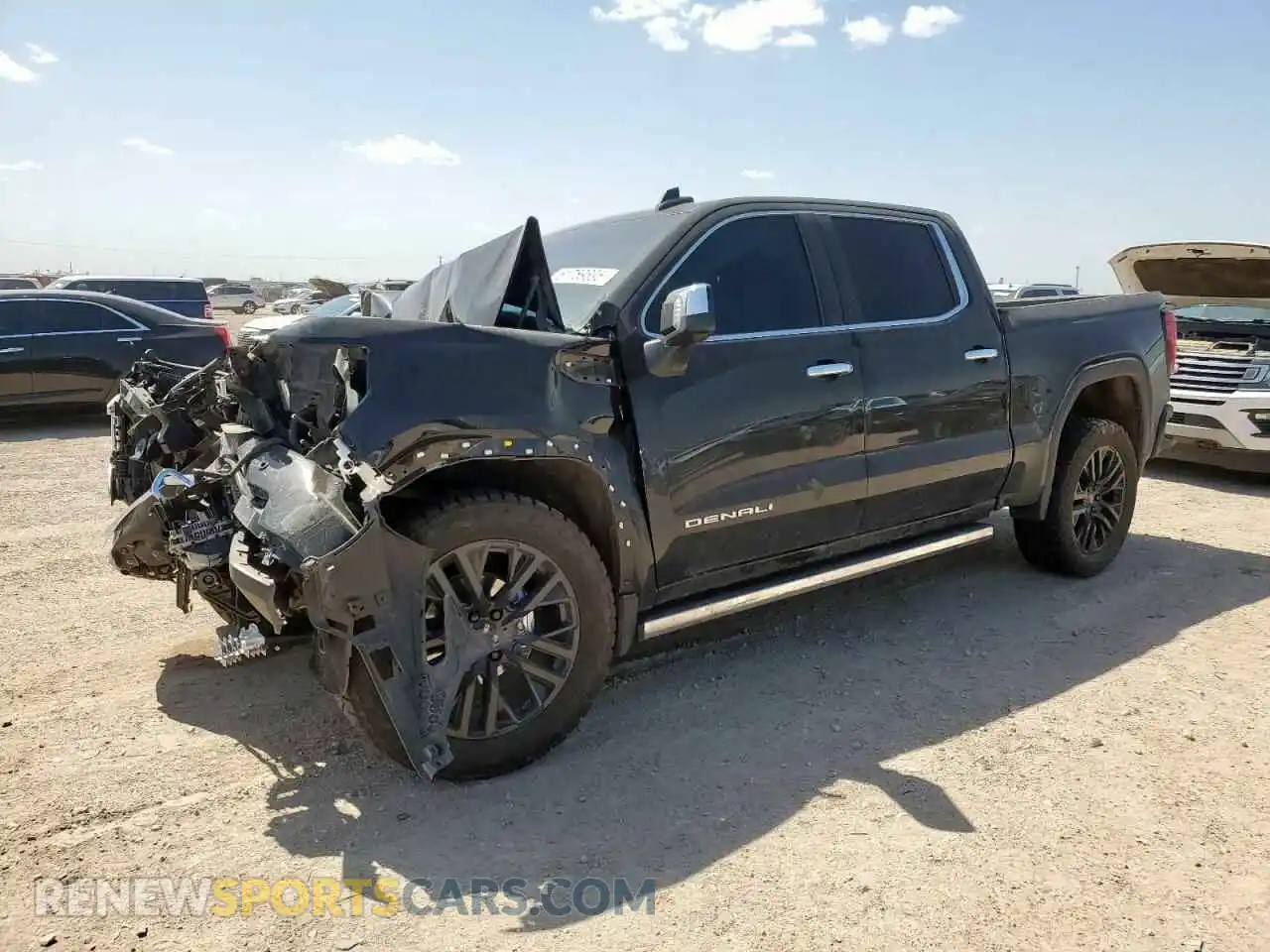 1 Photograph of a damaged car 3GTUUGED6PG166328 GMC SIERRA 2023