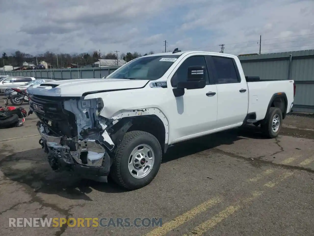 1 Photograph of a damaged car 1GT49LE77RF277379 GMC SIERRA 2024