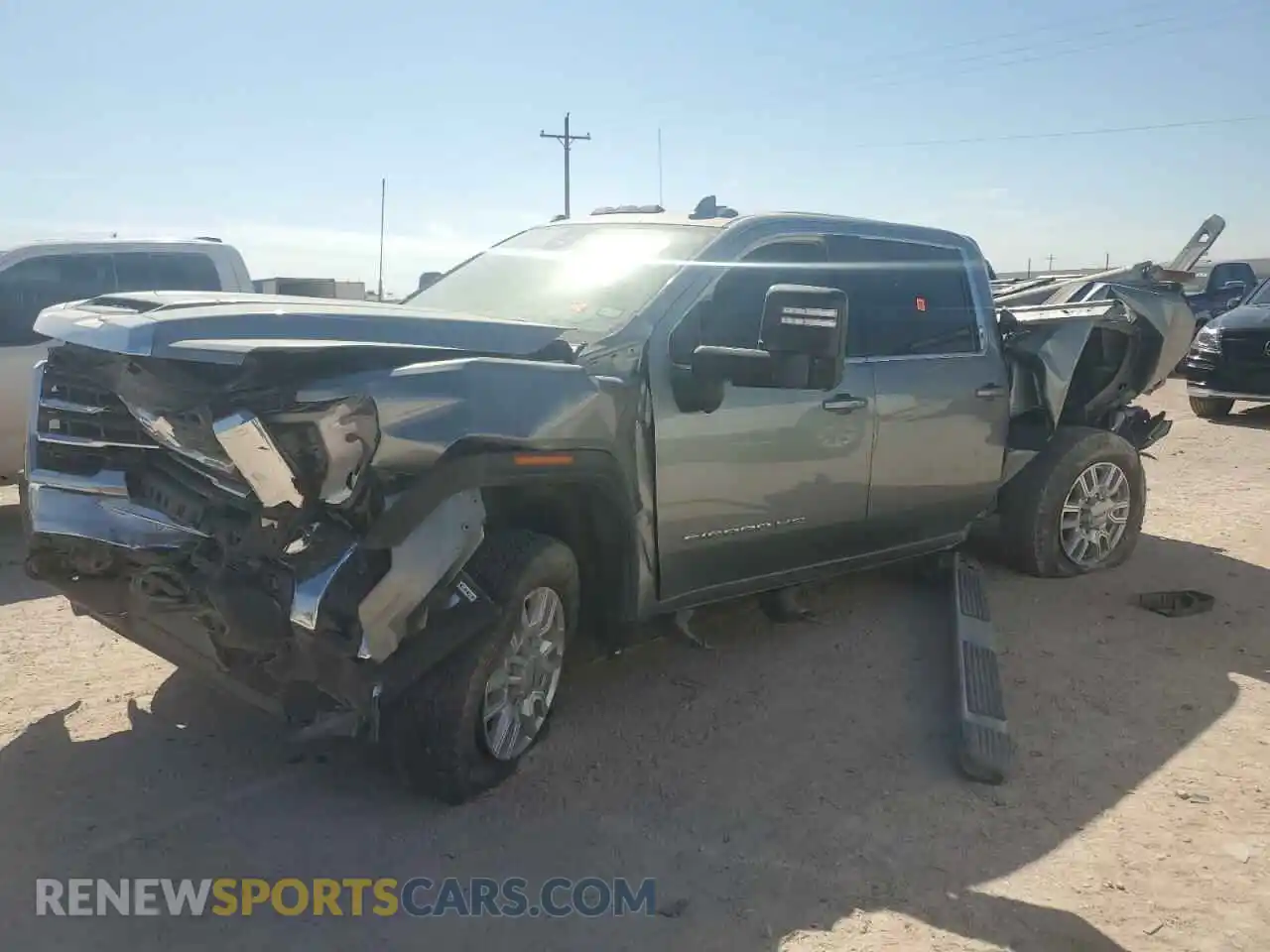 1 fotografías del automóvil dañado 1GT49ME76RF174041 GMC SIERRA 2024