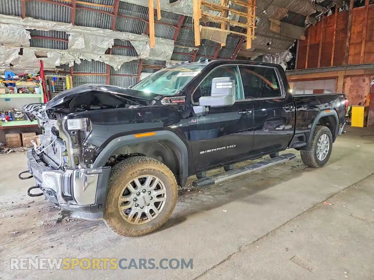 1 Photograph of a damaged car 1GT49MEY4RF435787 GMC SIERRA 2024