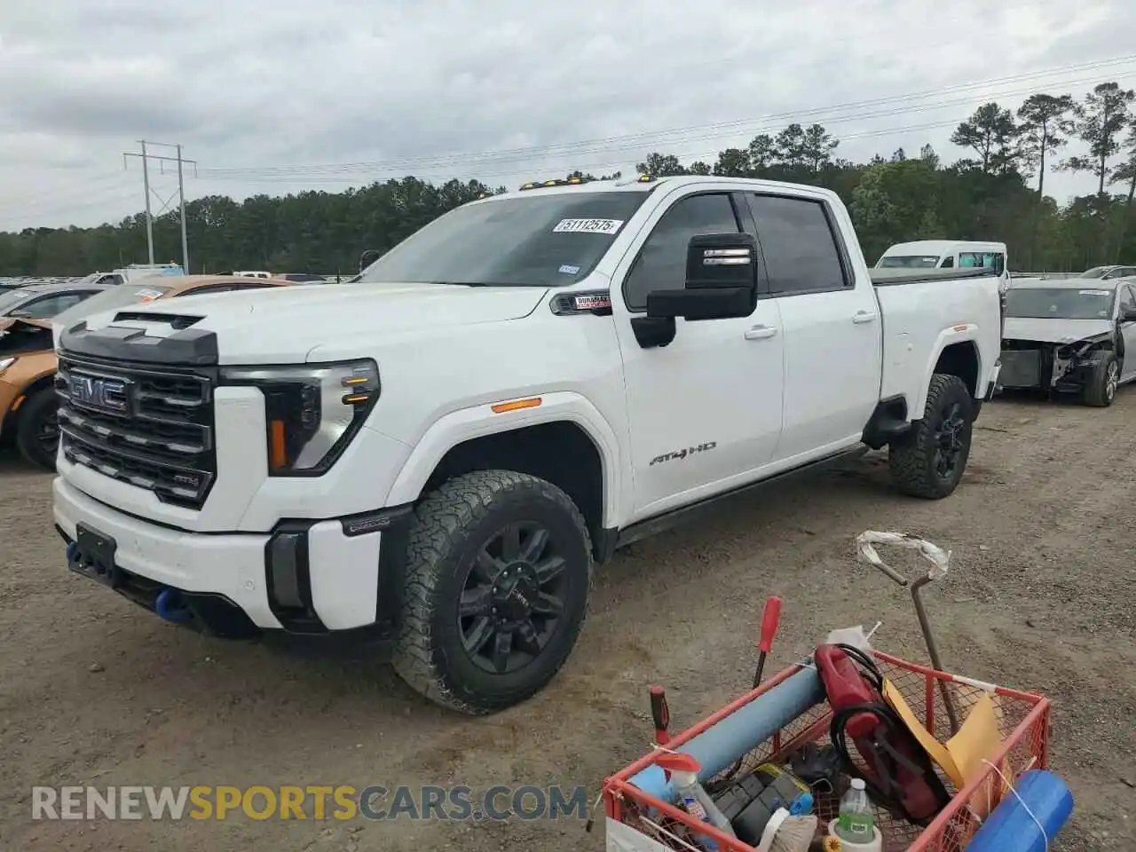 1 Photograph of a damaged car 1GT49PEY6RF137663 GMC SIERRA 2024