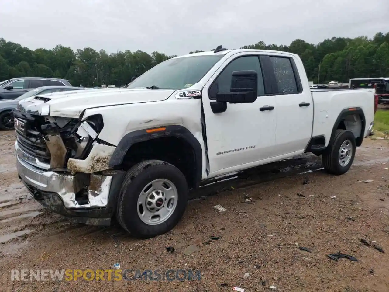 1 Photograph of a damaged car 1GT59LEY6RF332157 GMC SIERRA 2024