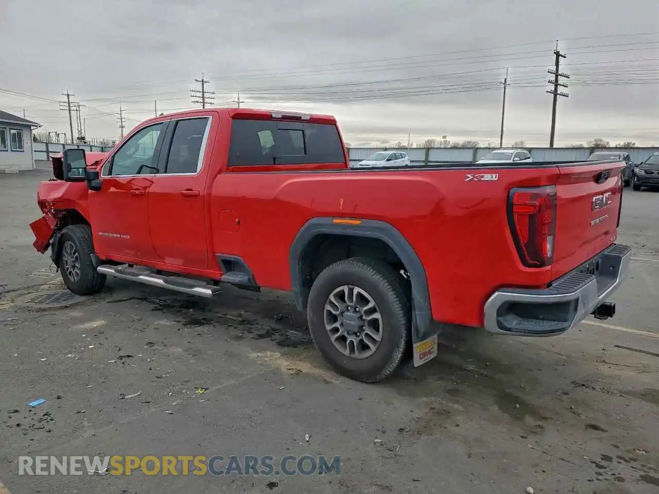 2 fotografías del automóvil dañado 1GT59MEY4RF446146 GMC SIERRA 2024