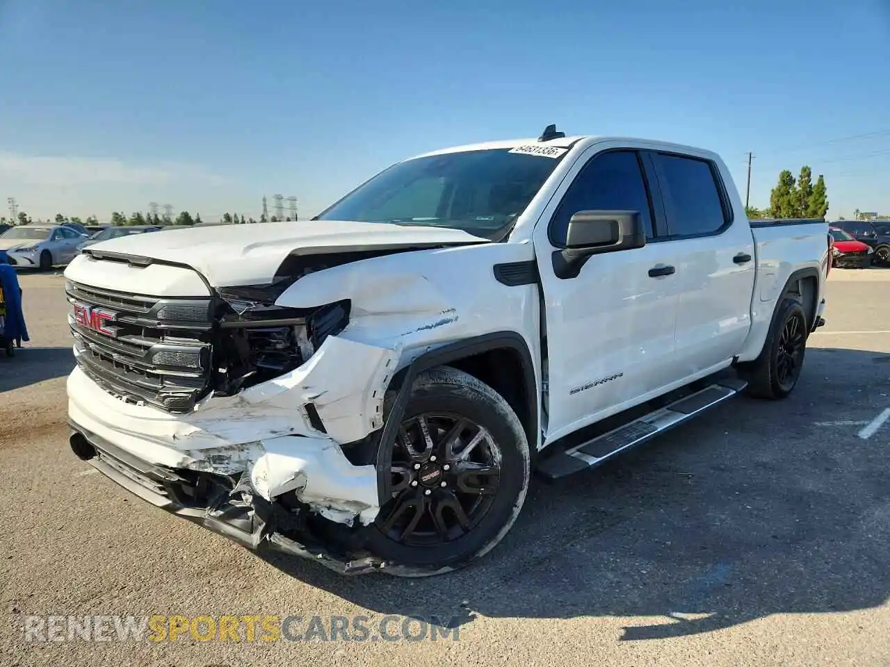 1 Photograph of a damaged car 1GTPHAEK8RZ201080 GMC SIERRA 2024