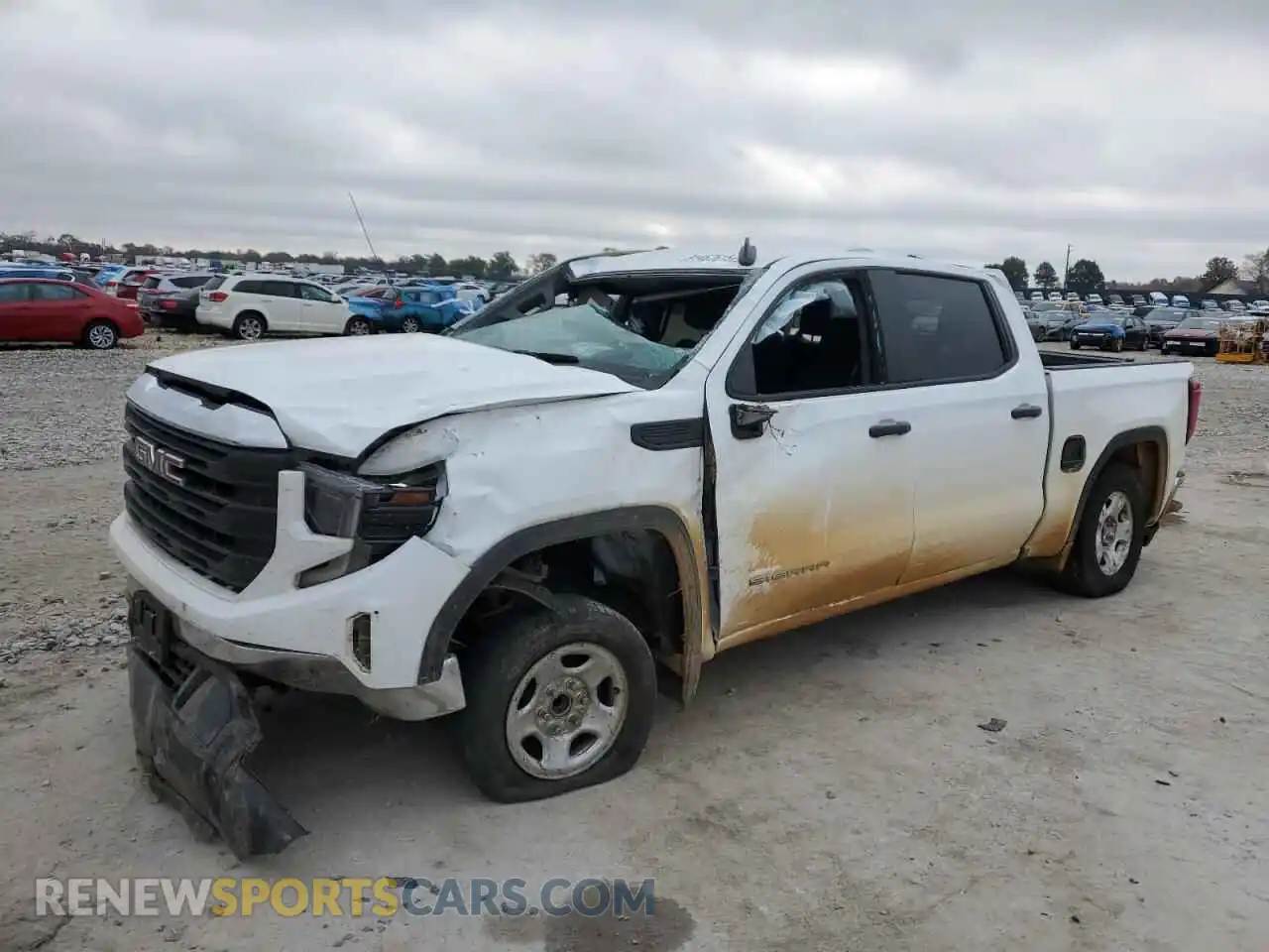 1 Photograph of a damaged car 3GTPHAEKXRG252340 GMC SIERRA 2024