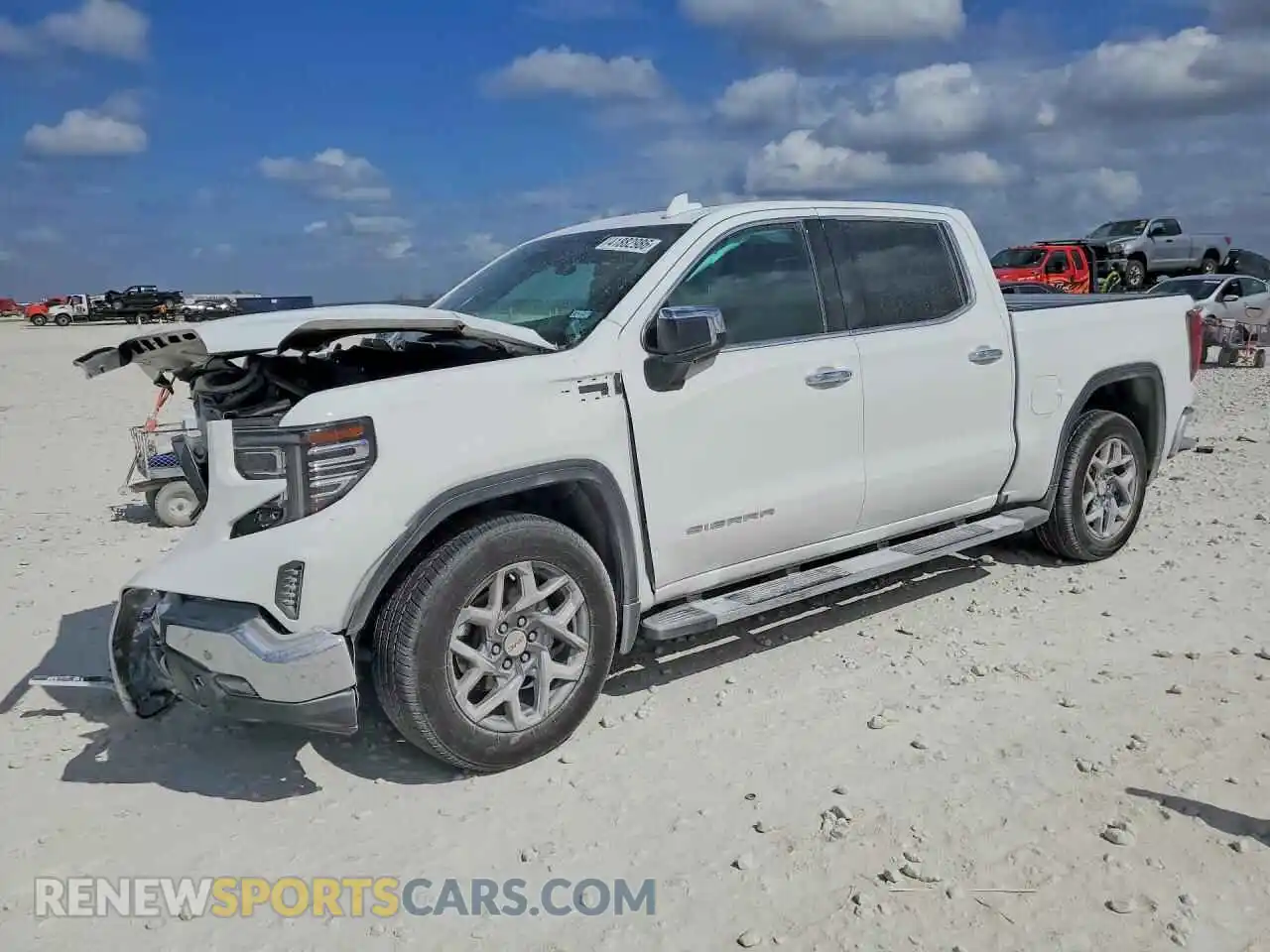 1 Photograph of a damaged car 3GTPHDED2RG382146 GMC SIERRA 2024